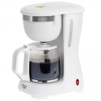 Adler AD 4381 Filterkaffeemaschine, 600 W, Weiß