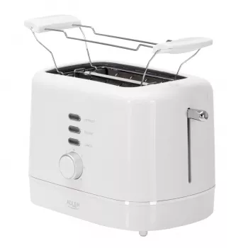 Adler AD 3224 Weißer Toaster 750W 2 Schlitze