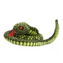 LEAN TOYS Plüschschlange Maskottchen Grün 100 cm