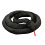 LEAN TOYS Plüsch-Schlange Maskottchen Schwarz 110 cm