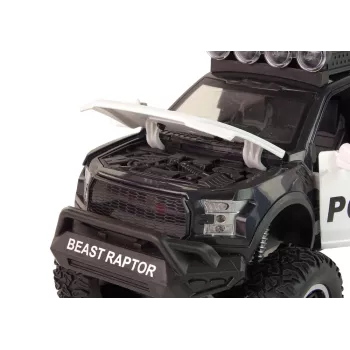 LEAN TOYS Offroad Vehicle Raptor Police Opening Door Sound Light