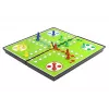 LEAN TOYS Magnetisches Spielbrett-Set 7 in 1 Schach Ludo Backgammon Dame