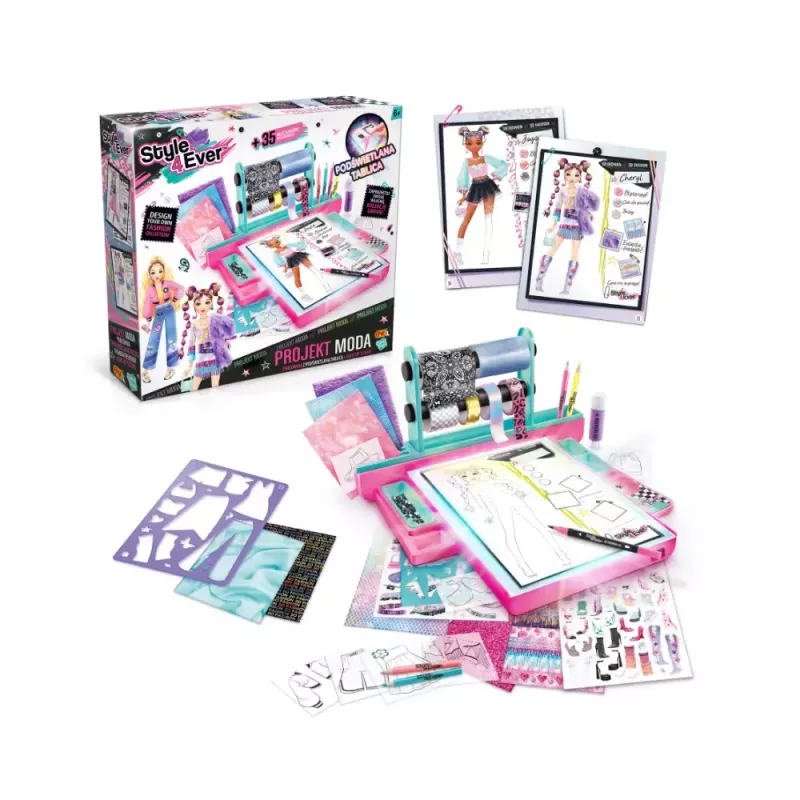 EPEE Fashion Design Creative Kit mit LED-Lichtbrett - Projekt Moda