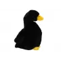 LEAN TOYS Schwarze Plüschgans Maskottchen Kuschelige Plüschente 30 cm