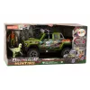 LEAN TOYS Off-Road Jagdwagen Hunter Dinosaurier Lichter Geräusche Grün