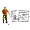 LEAN TOYS Off-Road Jagdwagen Hunter Dinosaurier Lichter Geräusche Grün