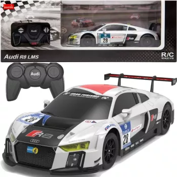 RASTAR Auto R/C 1:24 ferngesteuerter Sportwagen AUDI R8 LMS Weiß