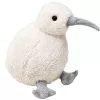 LEAN TOYS Plüsch-Kiwi-Vogel Maskottchen Kuscheltier Weiß 17 cm