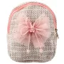 LEAN Kinderrucksack mit Zopfschleife, Häschen, Pink, 21 cm, 2 L