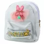 LEAN Kinder-Rucksack Hase Tüll Dekoband Weiß 2,5L 20cm