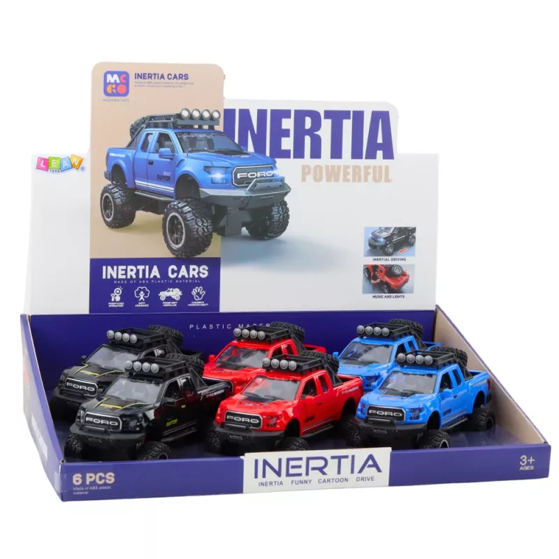 LEAN TOYS Offroad-Fahrzeug Raptor mit Türen zum Öffnen, Antrieb, Lichtern und Sound-Mix