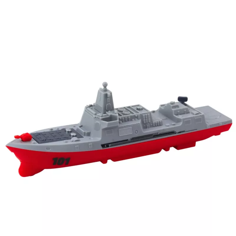 LEAN TOYS Militär-Set Schiff U-Boot Kampfjets Raketen