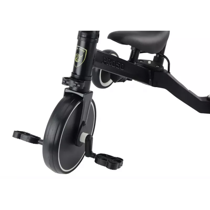 LEAN TRIKE PRO50 Dreirad mit Schiebegriff Schwarz
