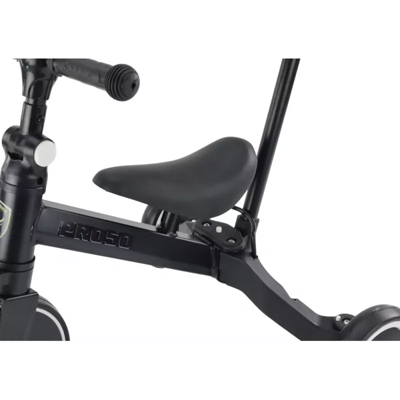 LEAN TRIKE PRO50 Dreirad mit Schiebegriff Schwarz