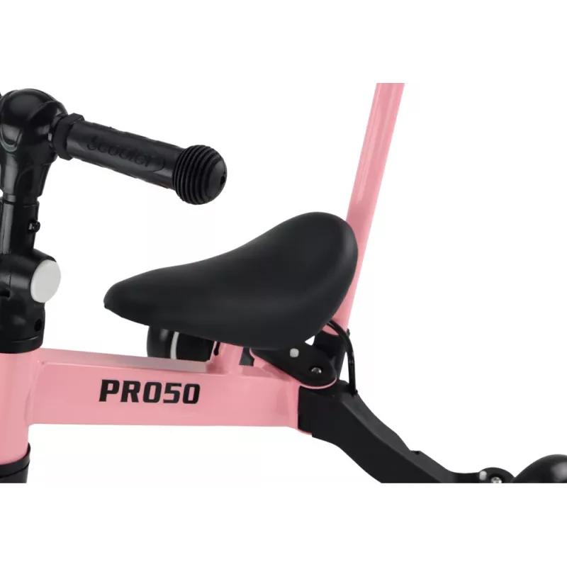 LEAN TRIKE PRO50 Dreirad mit Schiebegriff Pink