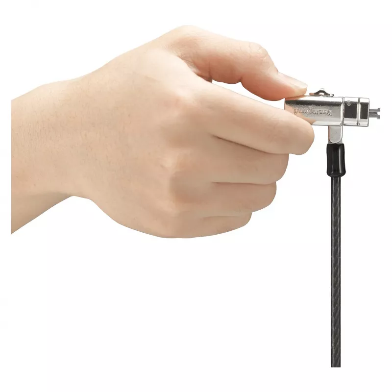 Kensington 3-in-1 Security Cable Lock - Keyed, 1,8 m (6 ft) - Schwarz/Silber