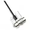 Kensington 3-in-1 Security Cable Lock - Keyed, 1,8 m (6 ft) - Schwarz/Silber