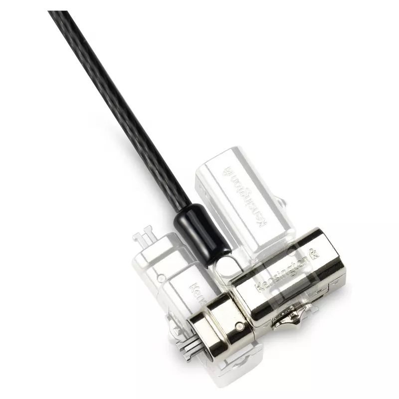 Kensington 3-in-1 Security Cable Lock - Keyed, 1,8 m (6 ft) - Schwarz/Silber