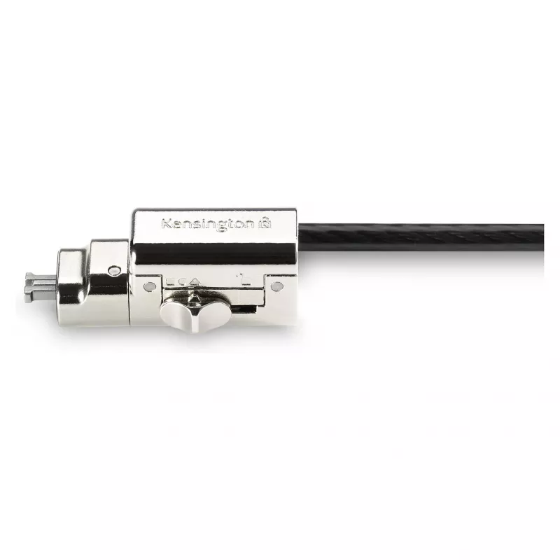 Kensington 3-in-1 Security Cable Lock - Keyed, 1,8 m (6 ft) - Schwarz/Silber