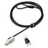 Kensington 3-in-1 Security Cable Lock - Keyed, 1,8 m (6 ft) - Schwarz/Silber