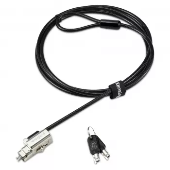 Kensington 3-in-1 Security Cable Lock - Keyed, 1,8 m (6 ft) - Schwarz/Silber