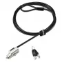 Kensington 3-in-1 Security Cable Lock - Keyed, 1,8 m (6 ft) - Schwarz/Silber
