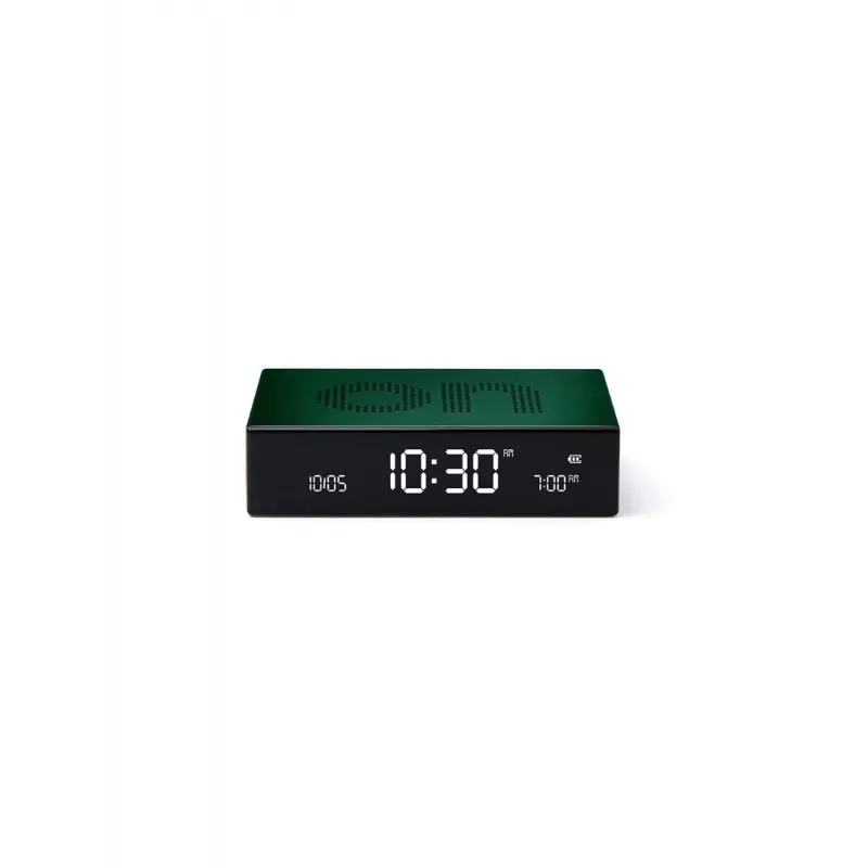 LEXON Flip Premium Digitaler Wecker Dunkelgrün LR152DG1