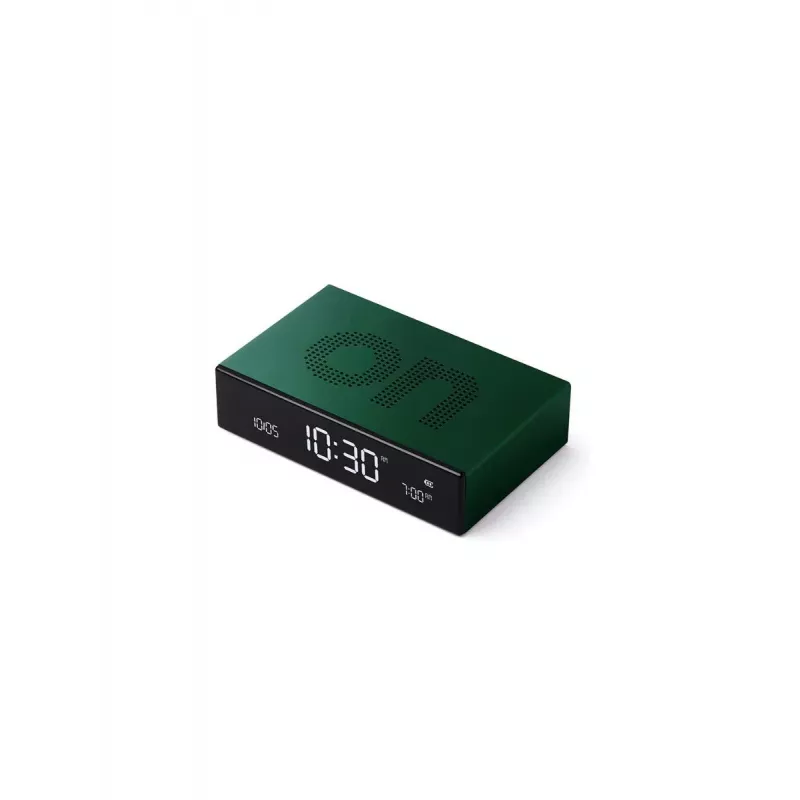 LEXON Flip Premium Digitaler Wecker Dunkelgrün LR152DG1