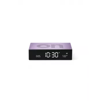LEXON Flip Premium Wecker doppelseitig Lila LR152LL