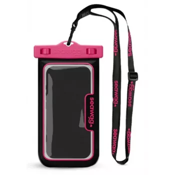 Seawag Element Proof Case wasserdichte Handyhülle (Schwarz/Pink)
