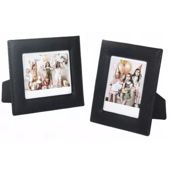 LOVEINSTANT Standbilderrahmen für Polaroid 600 Fujifilm Instax Wide 300 400 / Schwarz
