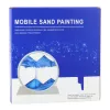 LEAN 3D Image Quicksand Blue Decoration 360° White