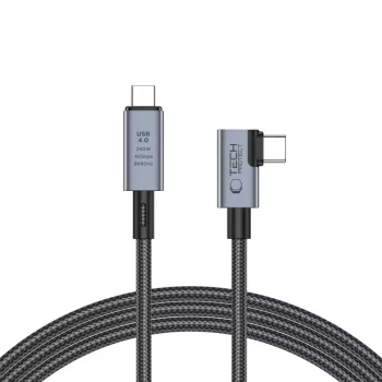 TECH-PROTECT ULTRABOOST MAX “L” USB 4.0 8K 40Gbps USB-C Kabel PD 240W 150cm Grau