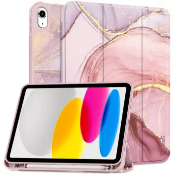 Tech-Protect SC Pen Case für iPad 10.9 (10th Gen, 2022) / iPad 11 (2025), Marble