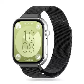 TECH-PROTECT Milanese Loop Band für Huawei Watch Fit 3 - Schwarz