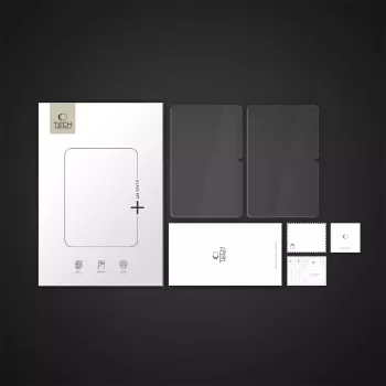 Tech-Protect Glass Fit+ Panzerglas-Displayschutzfolie für Samsung Galaxy Tab S7/S8/S9 11.0 / S9 FE/S10 FE 10.9 - Transparent (2er-Pack)