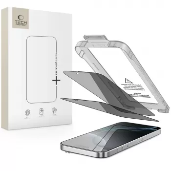 TECH-PROTECT Quick Set SPY+ Privacy Screen Protector 2-Pack für iPhone 16 Pro Max