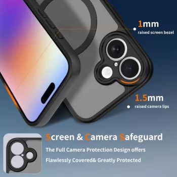 Tech-Protect BasicMag MagSafe-Hülle für Apple iPhone 17, mattes Schwarz