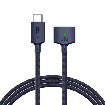TECH-PROTECT MMC01 ULTRABOOST Magnetic MacBook Cable USB-C auf MagSafe 3 140W 2m Midnight Blue