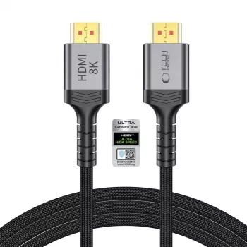 TECH-PROTECT ULTRABOOST KABEL HDMI 2.1 4K 120HZ / 8K 60HZ 200CM SCHWARZ
