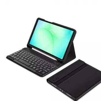 Tech-Protect SC PEN + KB Case für Samsung Galaxy Tab A9 / A11 8,7 inch X110 / X115 / X133 / X135, Schwarz