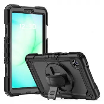 Tech-Protect Solid Case für Samsung Galaxy Tab A9 / A11 8,7 Zoll X110 / X115 / X133 / X135, Schwarz