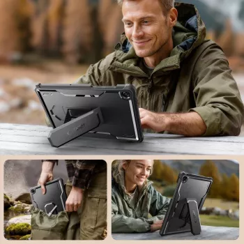 Tech-Protect Kevlar PRO Case für Samsung Galaxy Tab A9+ / A11+ PLUS 11.0 X210/X215/X216/X230/X235/X236 Schwarz
