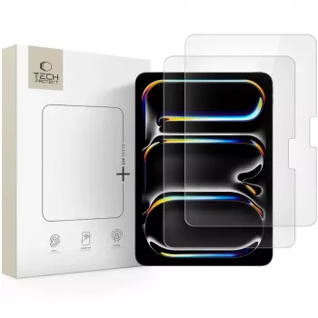 TECH-PROTECT Glass Fit+ 2-Pack Panzerglas Displayschutzfolie für iPad Air 13 Zoll (2024-2026) / iPad Pro 13 Zoll (2024-2025) Klar