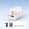 TECH-PROTECT NCA65W-GAN 3-Port Netzwerkladegerät PD 65W / QC3.0 Weiß