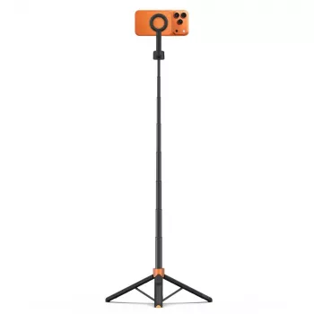 Tech-Protect L10S MagSafe Bluetooth Selfie-Stick Stativ, orange/schwarz