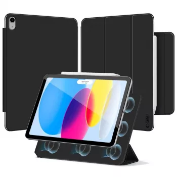 Tech-Protect Smartcase Magnetic Case für iPad 10,9 Zoll (10. Generation 2022) / iPad 11 Zoll (2025) - Schwarz