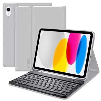 Tech-Protect SC Pen + Keyboard Case für iPad 10,9 Zoll (10. Gen, 2022) / iPad Air 11 Zoll (M2, 2024) / iPad Pro 11 Zoll (M4, 2024) - Grau