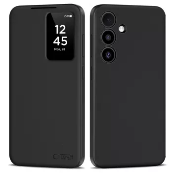 Tech-Protect Smart Wallet Case für Samsung Galaxy S25+ - Matt Schwarz