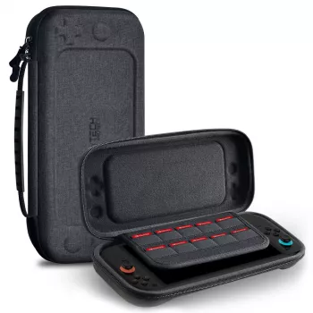 TECH-PROTECT Hartschalentasche für Nintendo Switch 2, Dunkelgrau